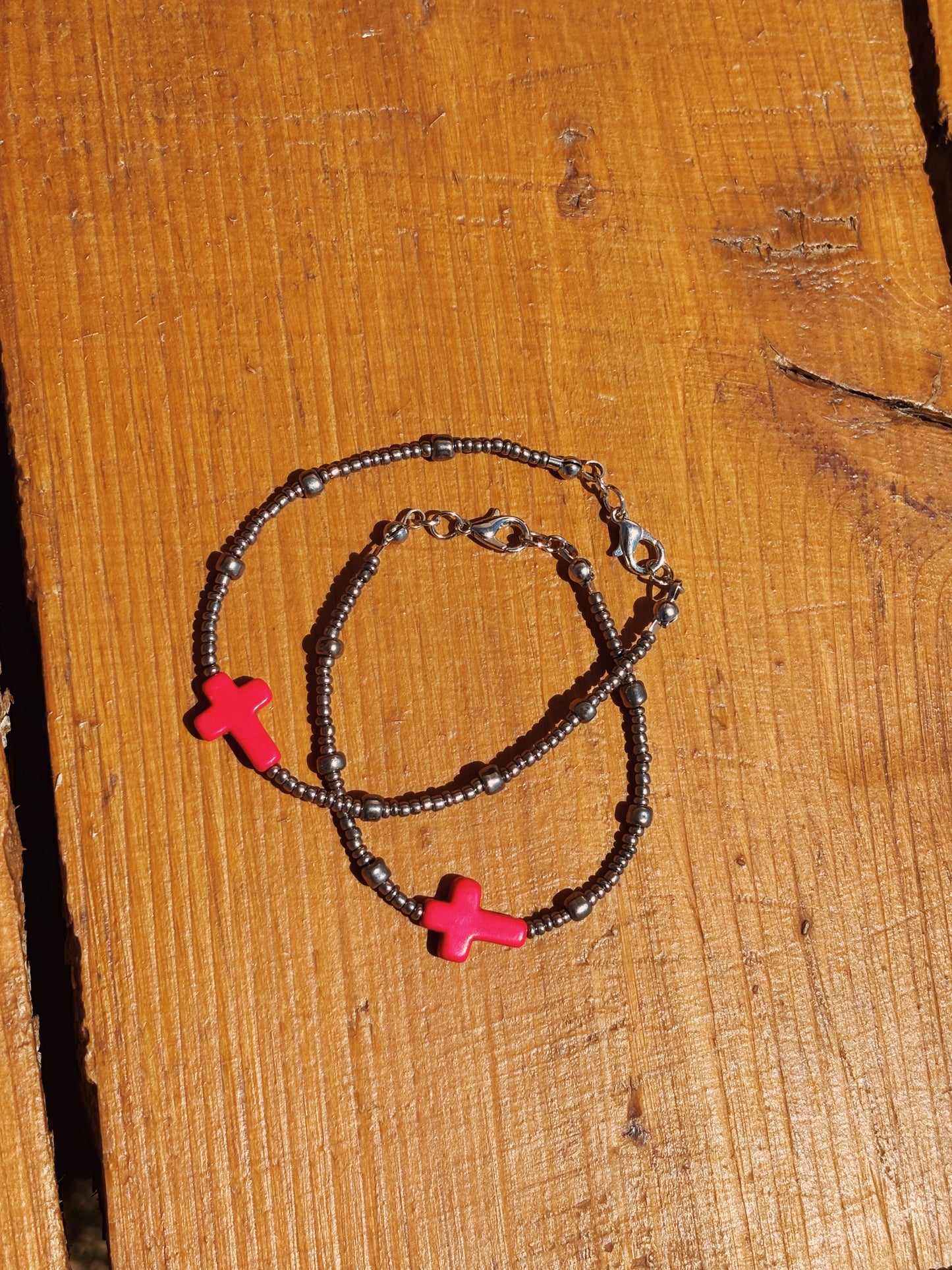 Beaded Cross Bracelets